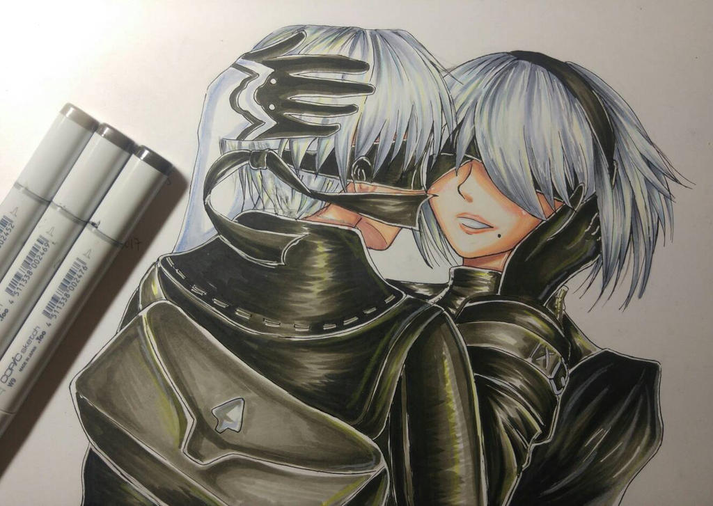 Nier Automata - 9S X 2B by ppeach444