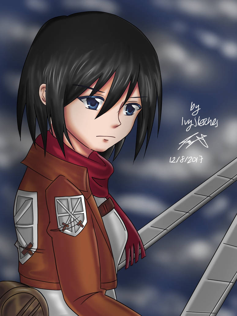 Mikasa Ackerman 2017 by ppeach444
