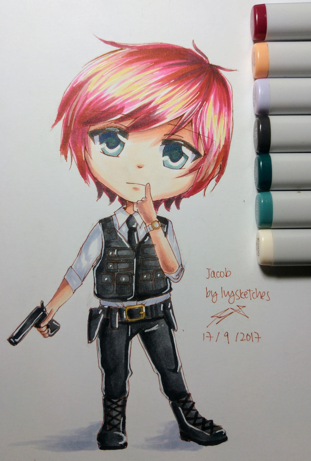 Jacob (OC) - Copics by ppeach444