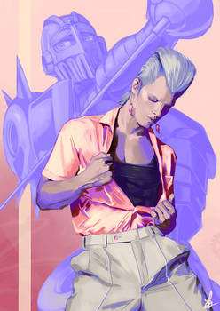 Polnareff  fanart (JJBA)