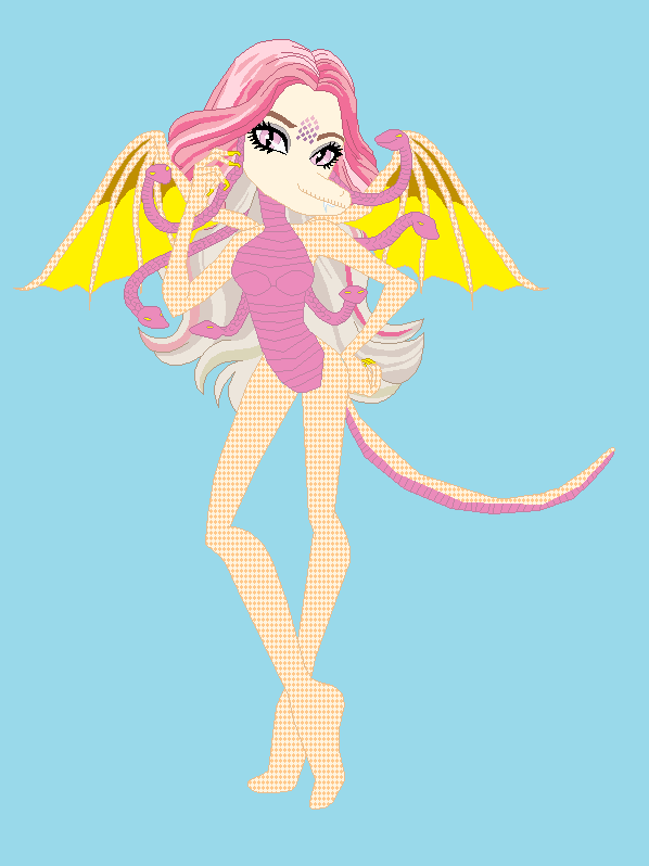 Chione De Nile Gorgon(Monster High Oc) by PinkamenaDianePieCP on DeviantArt