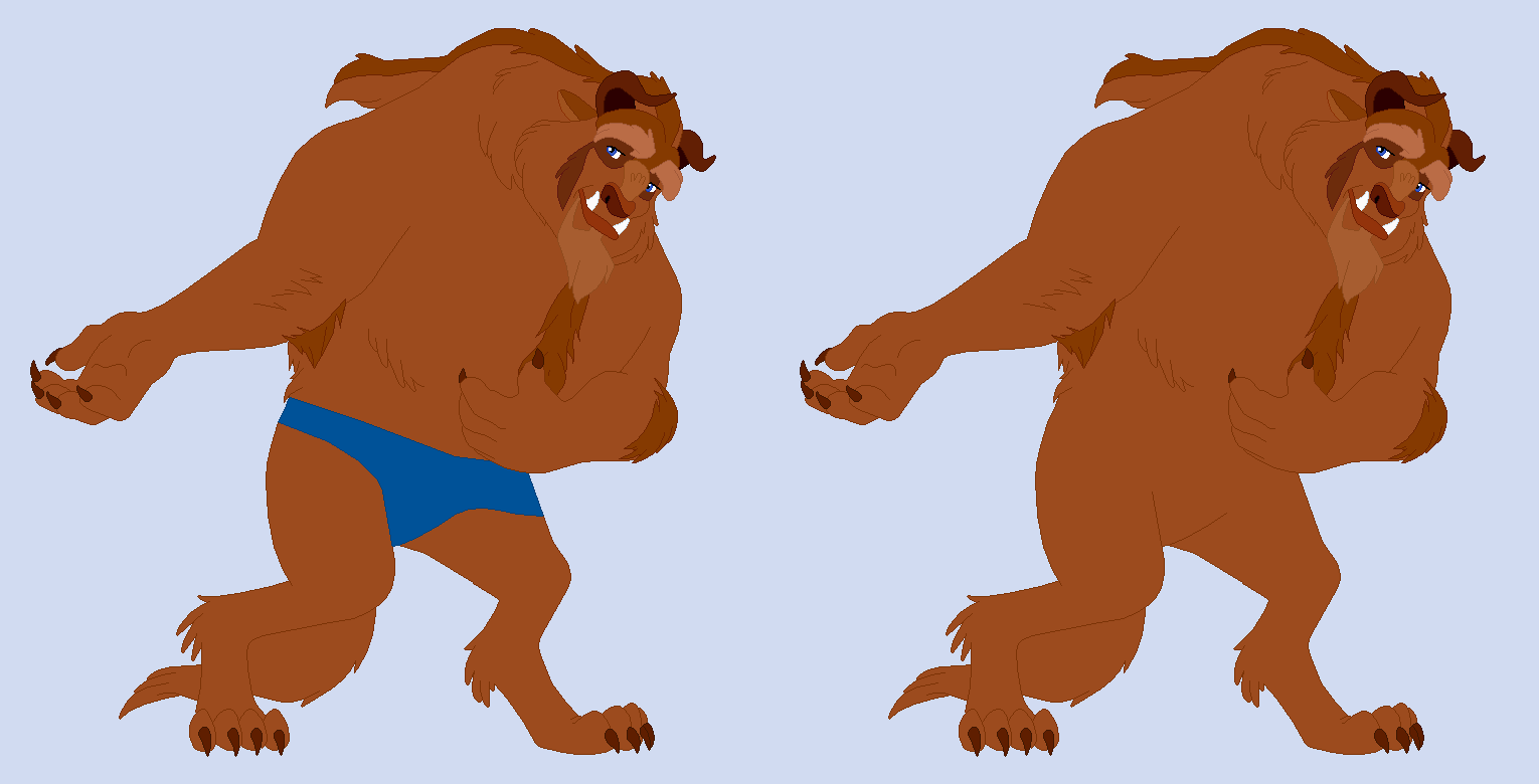 Beauty and the beast top bathing suit