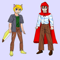 Nick Wolf and Jimmy Riding Hood