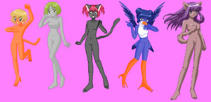 Mew Mew Girls Anthros