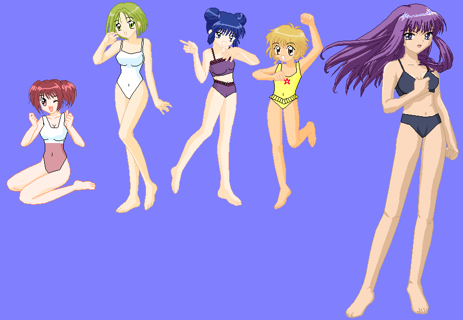 Mew Mew Girls Swimsuits