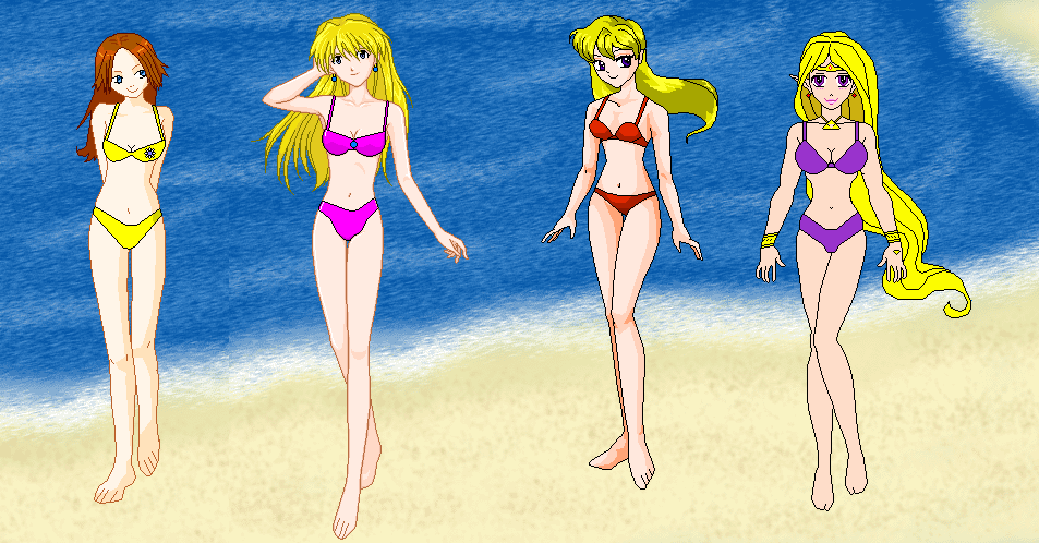 Nintendo Girls Beach -1