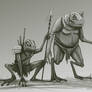 Dungeons and Dragons and Drawings 01,01 - Frogmen!