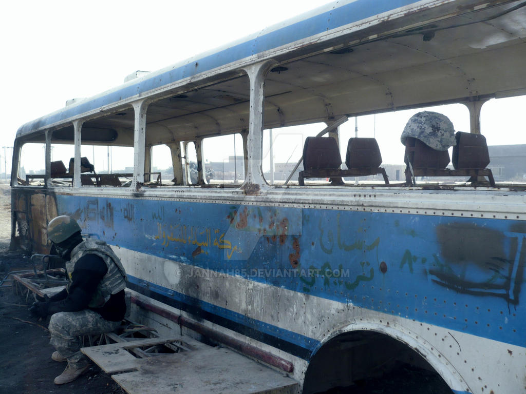 Bus Sharafi Rashid Inoperable bus. Rashidiya, Baghdad suburb, Iraq by jannah85 on DeviantArt