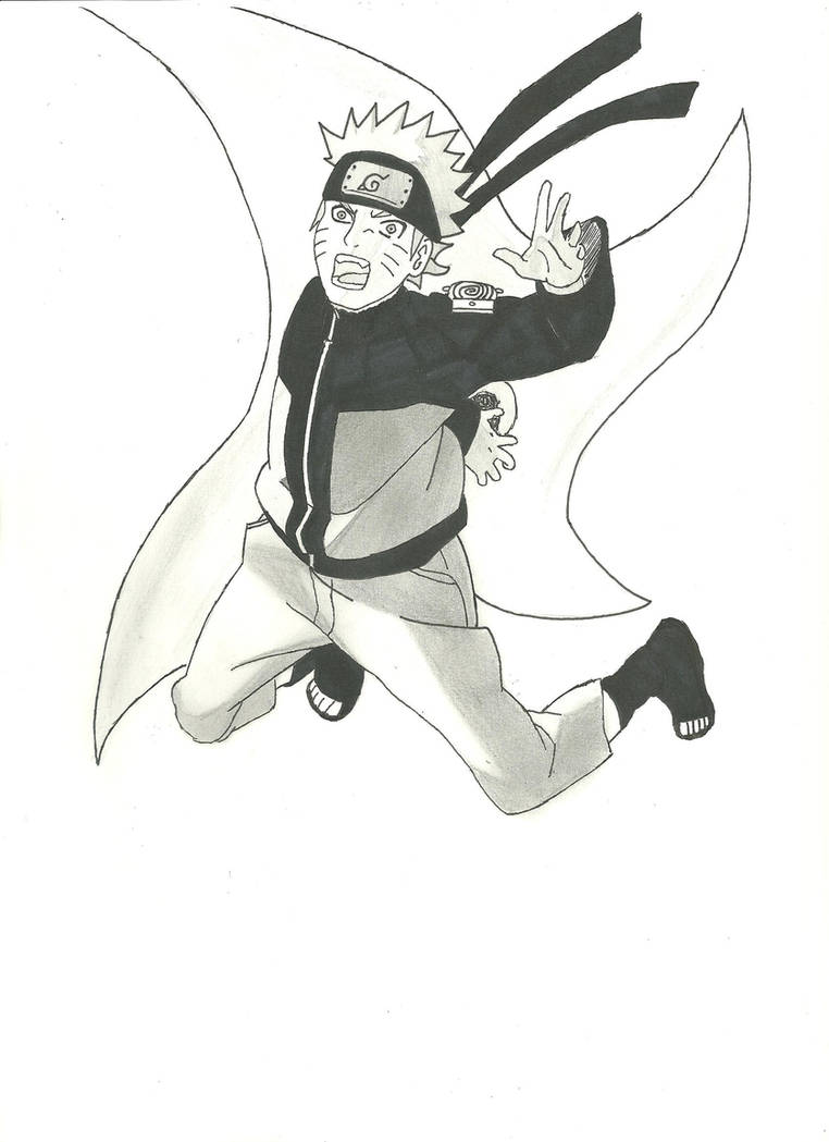 Naruto Pencil Drawing by ChibiNinjaKARA on DeviantArt