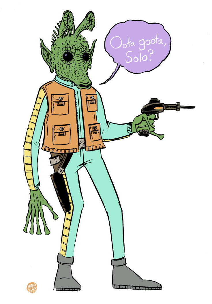 Greedo shot first by MatthewPetz on DeviantArt