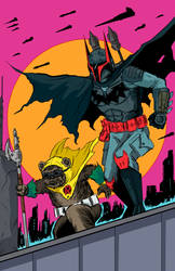 Batman/Boba Fett And Ewok Robin!