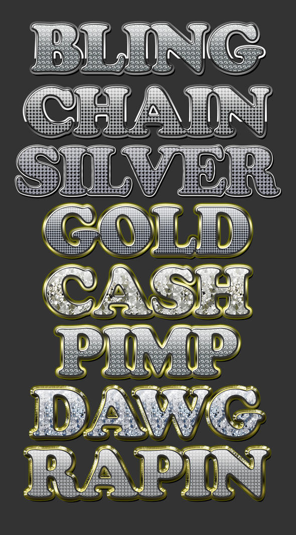 Bling Word Graphics Bling Text Effects by xstortionist on DeviantArt
