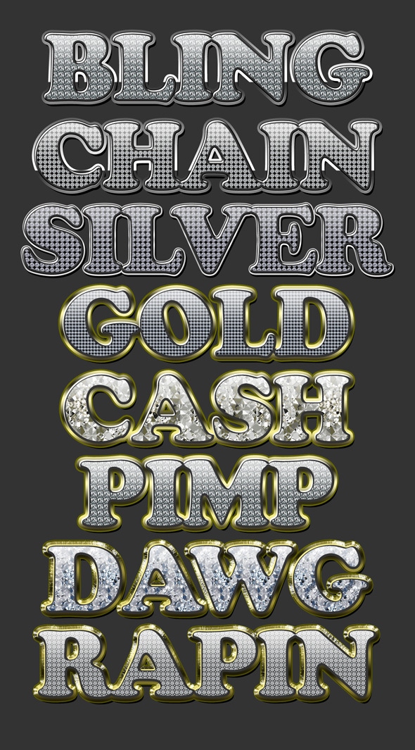 Bling Text Effects