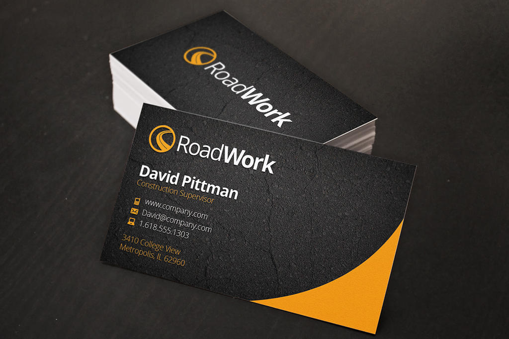 Asphalt Business Cards