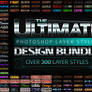 Ultimate PSD Layer Styles Bundle Over 300 Effects