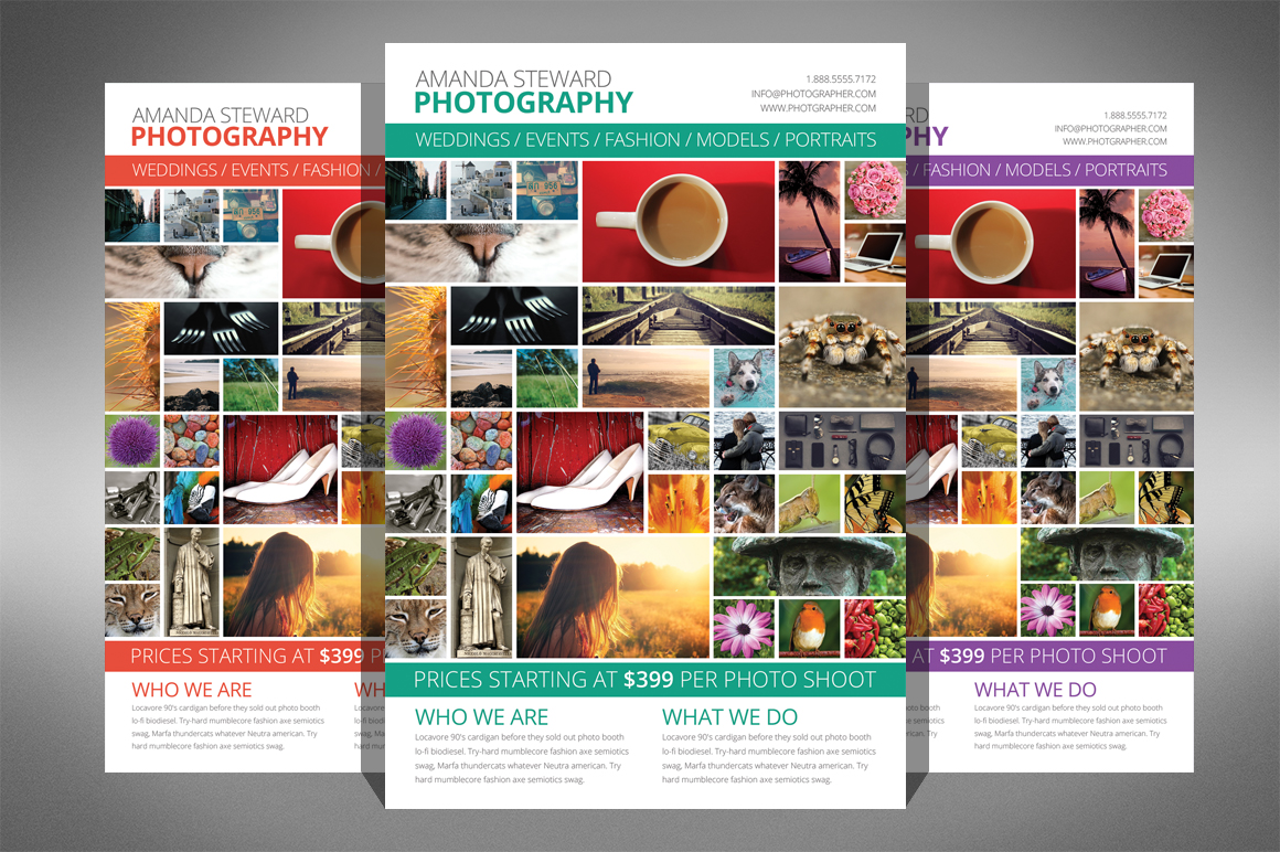 Photography Collage Flyer Template