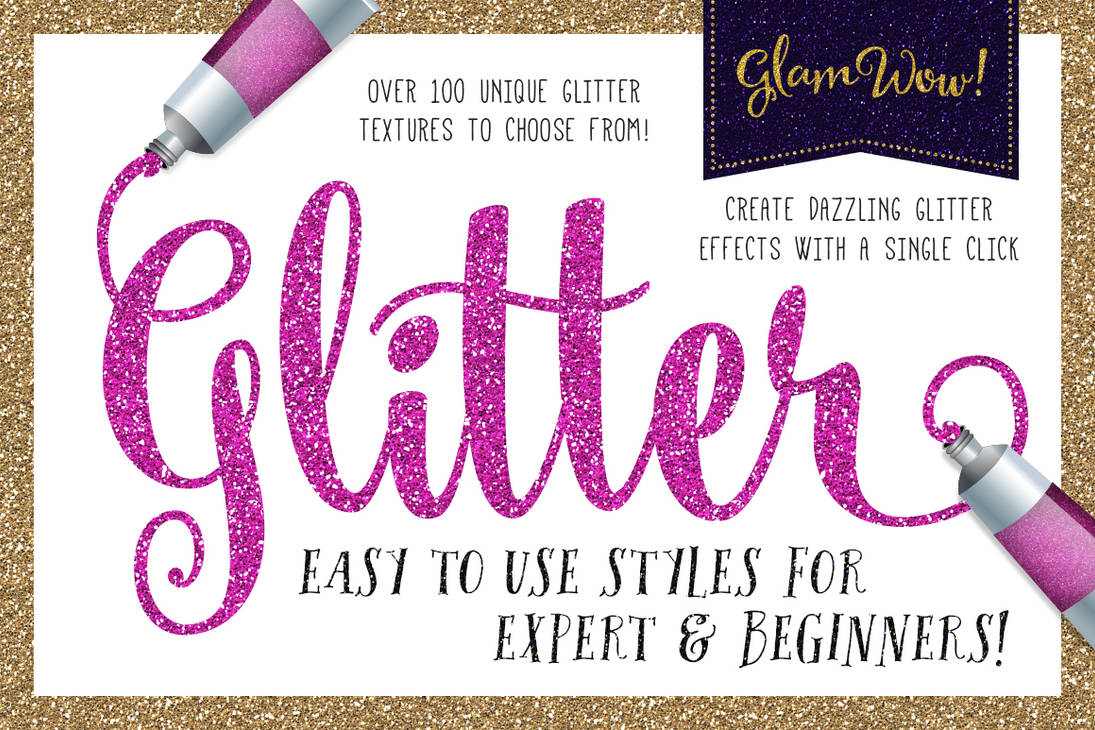 Glitter Textures and Patterns for Photoshop by xstortionist