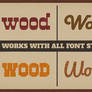 Wood Text Effects Styles and Patterns