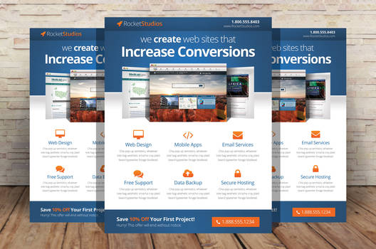 Web Designer Flyer Template