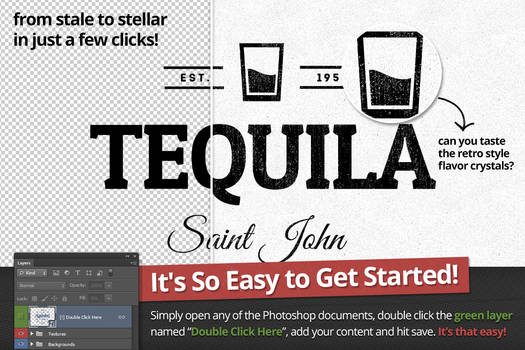 Tequila Retro Logo and Badge