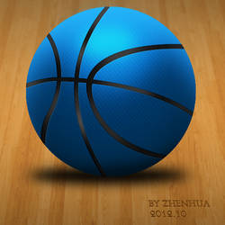 Blue basketball