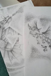 Pencil dragons