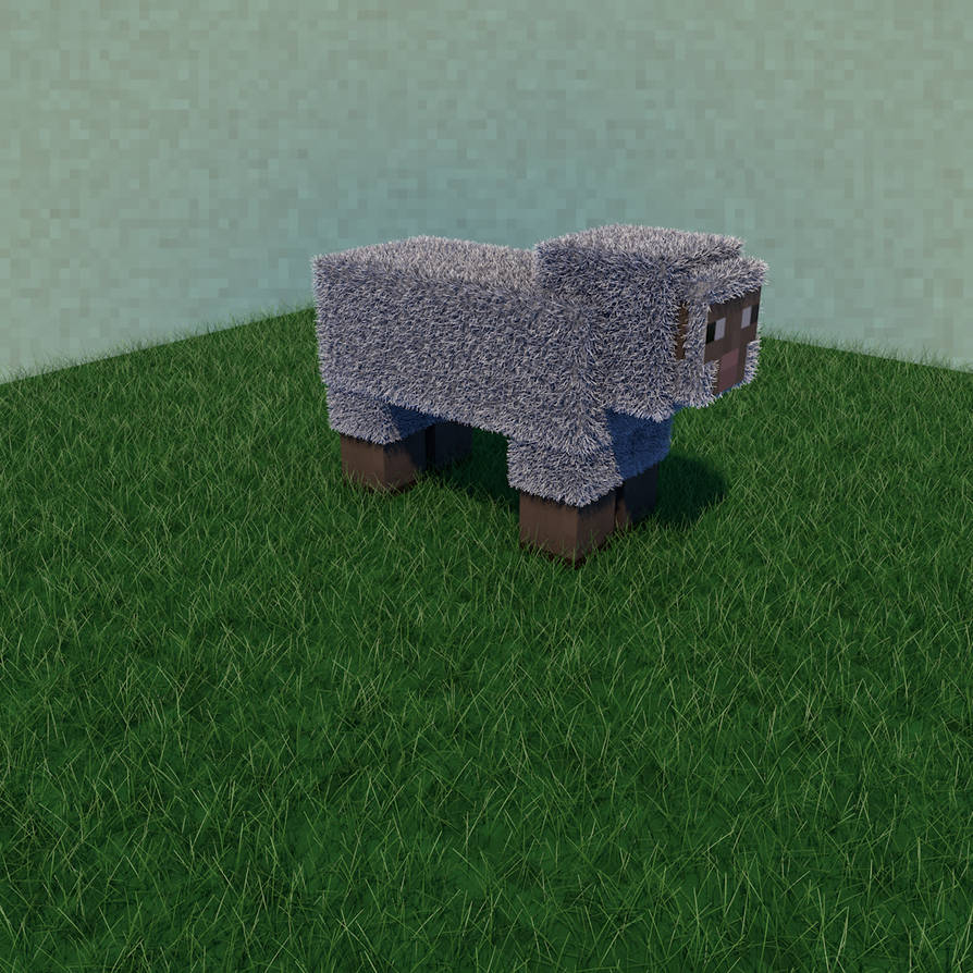Minecraft sheep by MaximTretyakov on DeviantArt