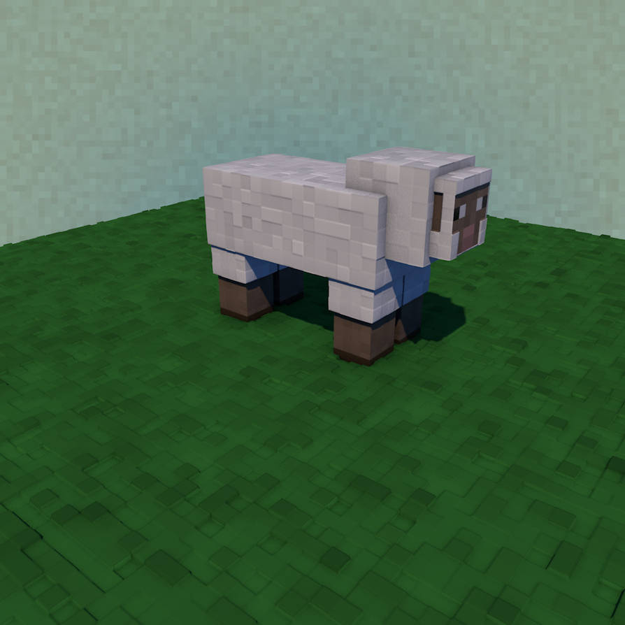 Minecraft sheep by MaximTretyakov on DeviantArt