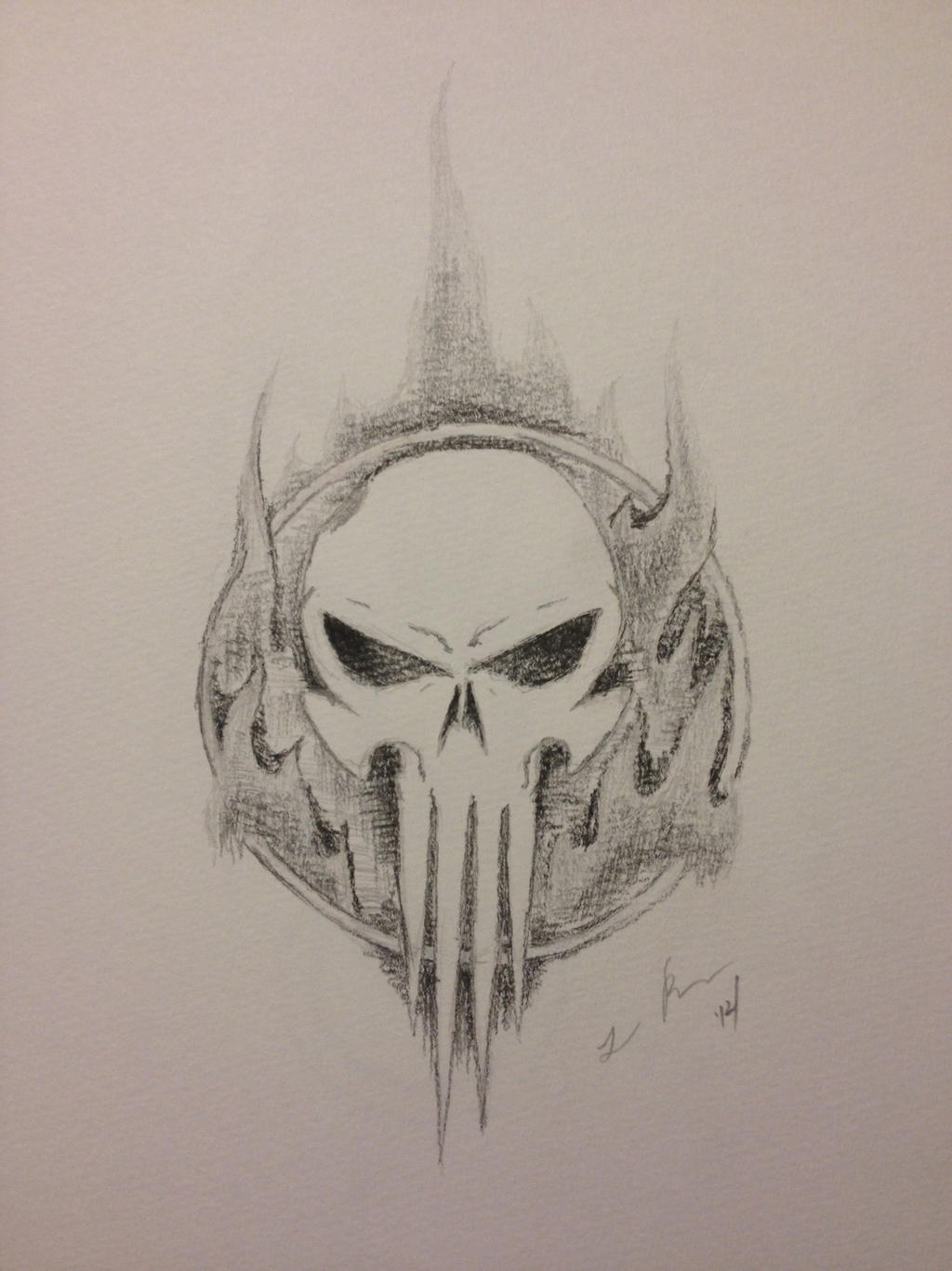 Punisher Skull tattoo design by Ceanoa on DeviantArt