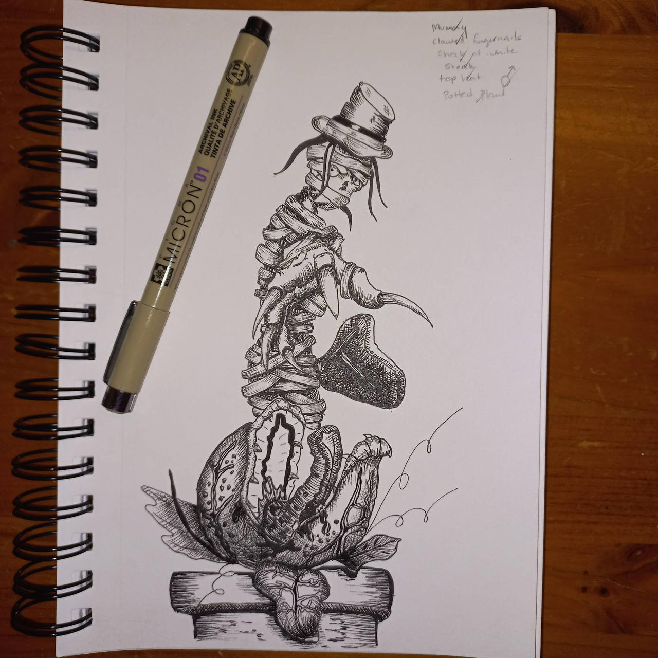 Ink Art Challenge with random Prompts