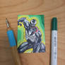 Venom Sketch card ink and alcohol markers