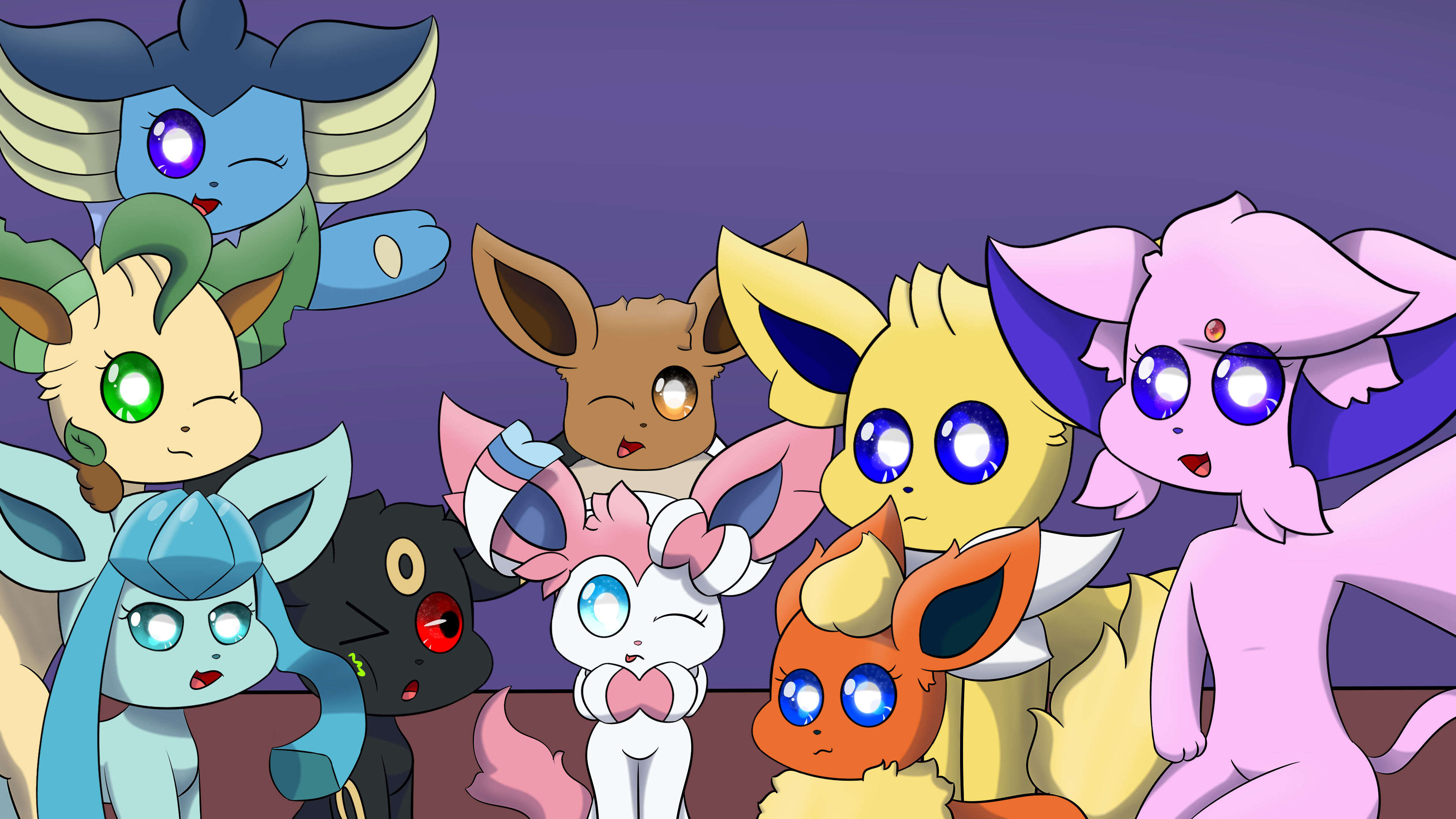 Part 3 My Eeveelution family is here! (And Samm too) — Weasyl