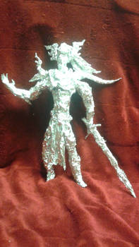 Avatar of Khaine - Aluminum Foil Sculpture