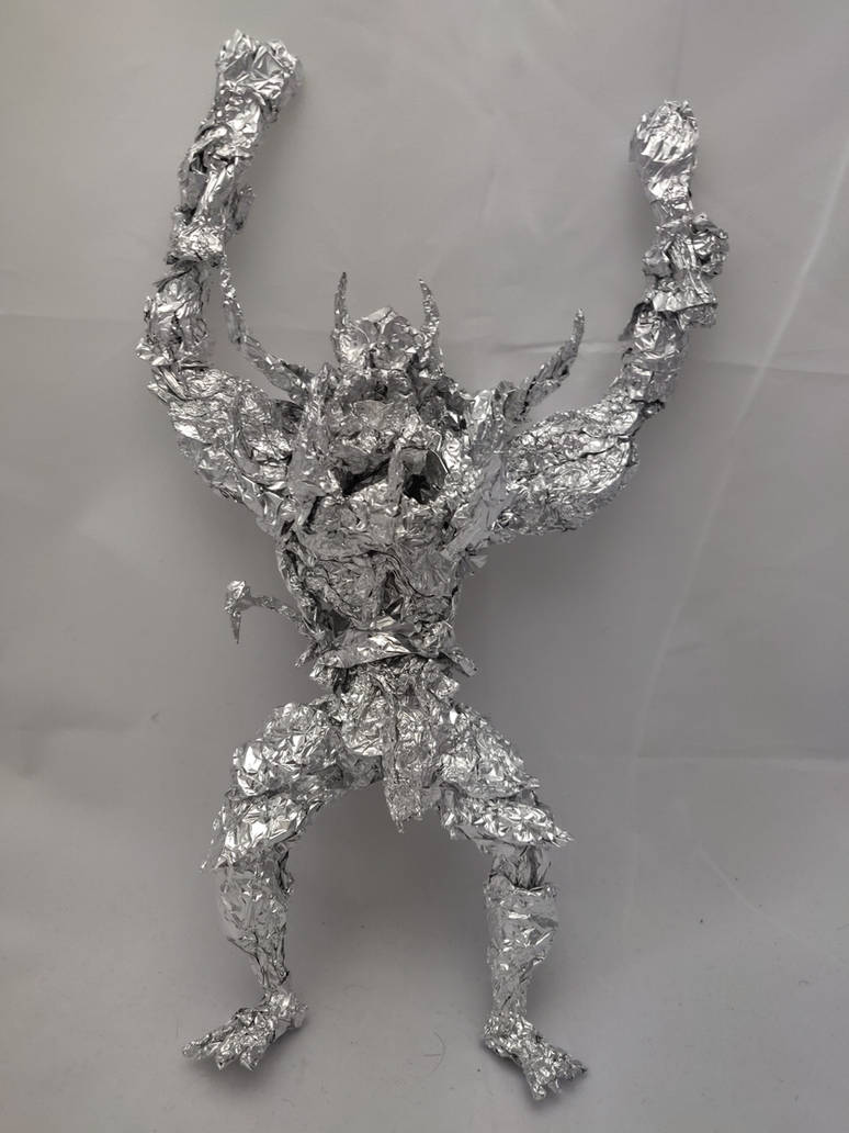 Orruk Warchanter - Aluminum Foil Sculpture by TheFoilGuy on DeviantArt