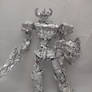 Megazord - Aluminum Foil Sculpture