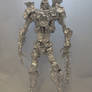 Gipsy Danger - Aluminum Foil Sculpture