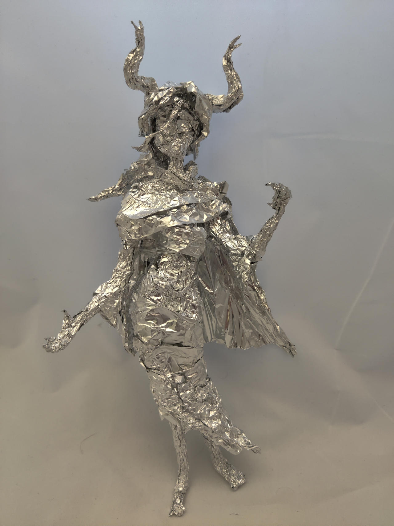 Seinru Narako - Aluminum Foil Sculpture by TheFoilGuy on DeviantArt