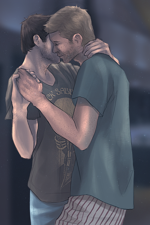 Slow dancing destiel bcs fq u thats why