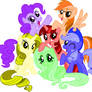 The Rainbow Mane 6