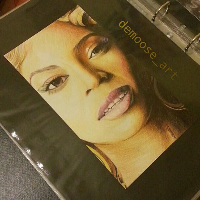 Beyonce Portrait Drawing by demoose21 on DeviantArt