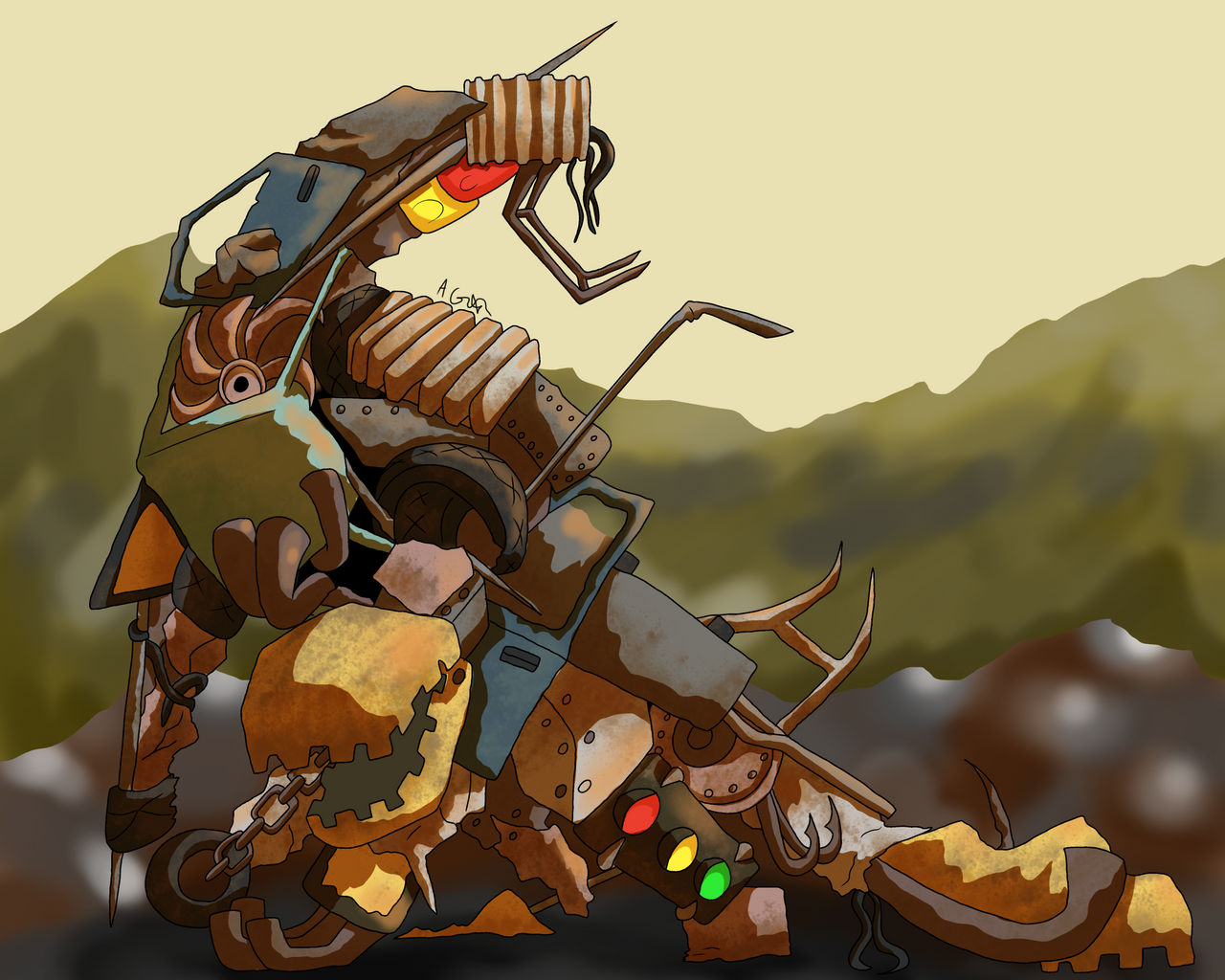 Junk Model Creature Junk creature day 12 by suchconcern on DeviantArt