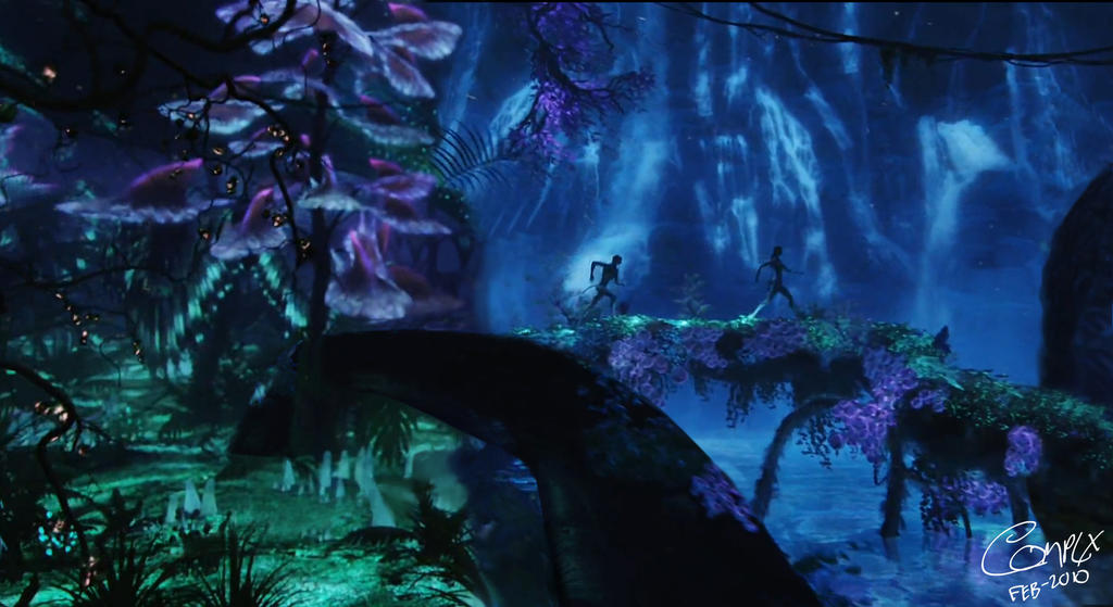 Avatar Bio-Luminescence Scene