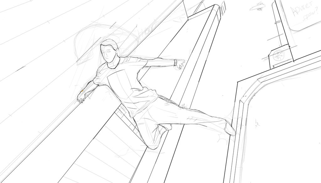 Fallign Action Drawing Falling Drawing Ideas