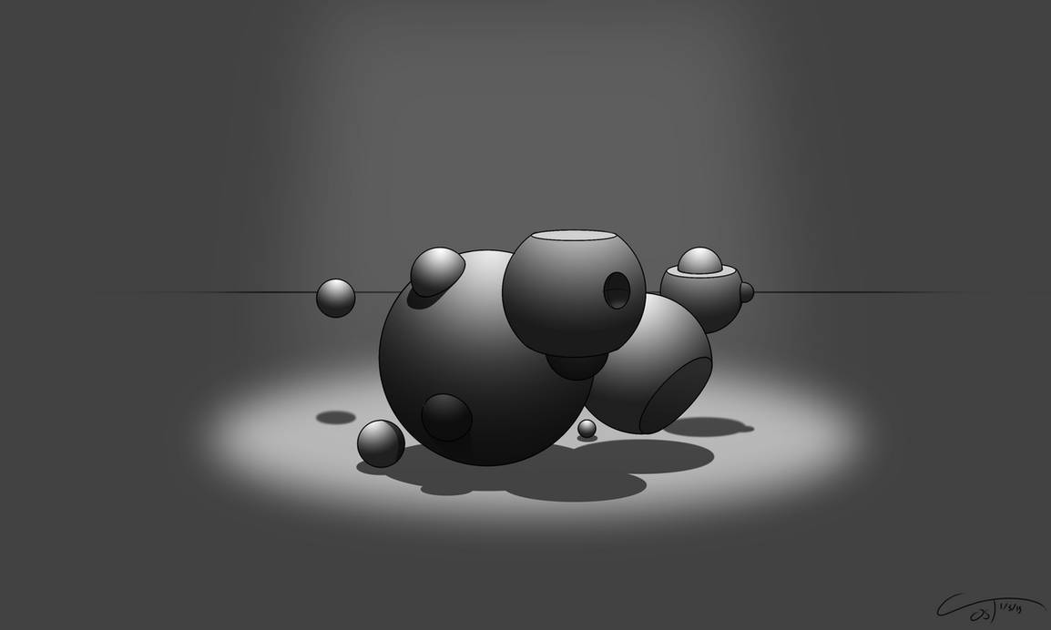 D37 - Perspective Spheres Rendered