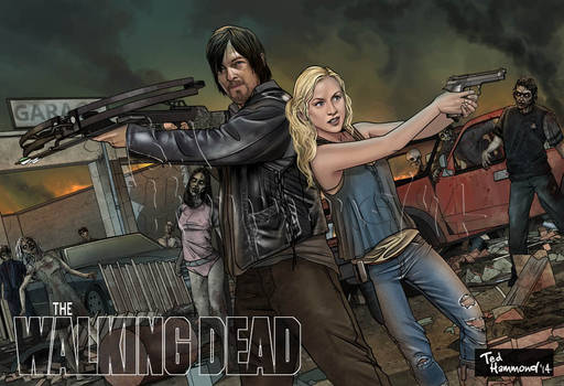 Daryl and Beth-Walking Dead