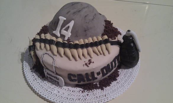 call of duty cake