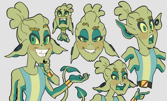 Model Sheet Carlos