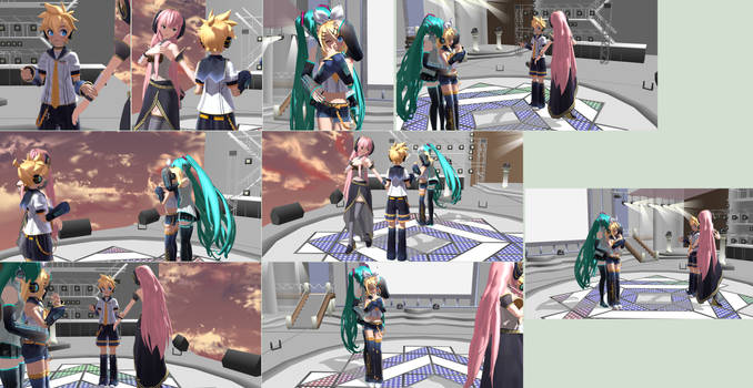 MMD Posing Practice Collage