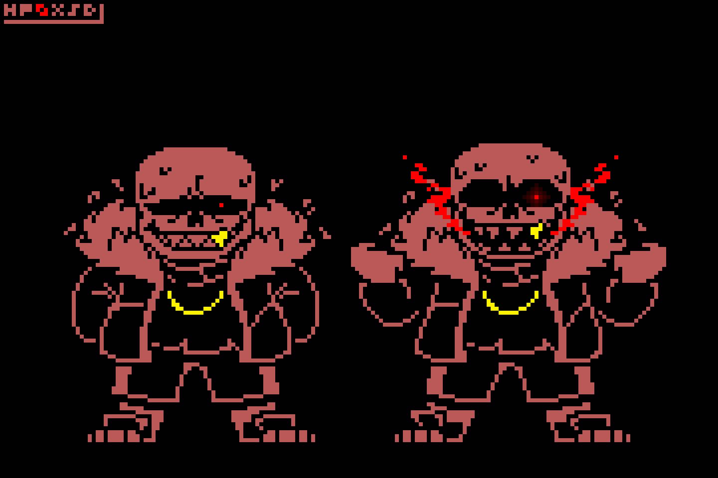 Underfell Sans Pixel Art, HD Png Download - vhv