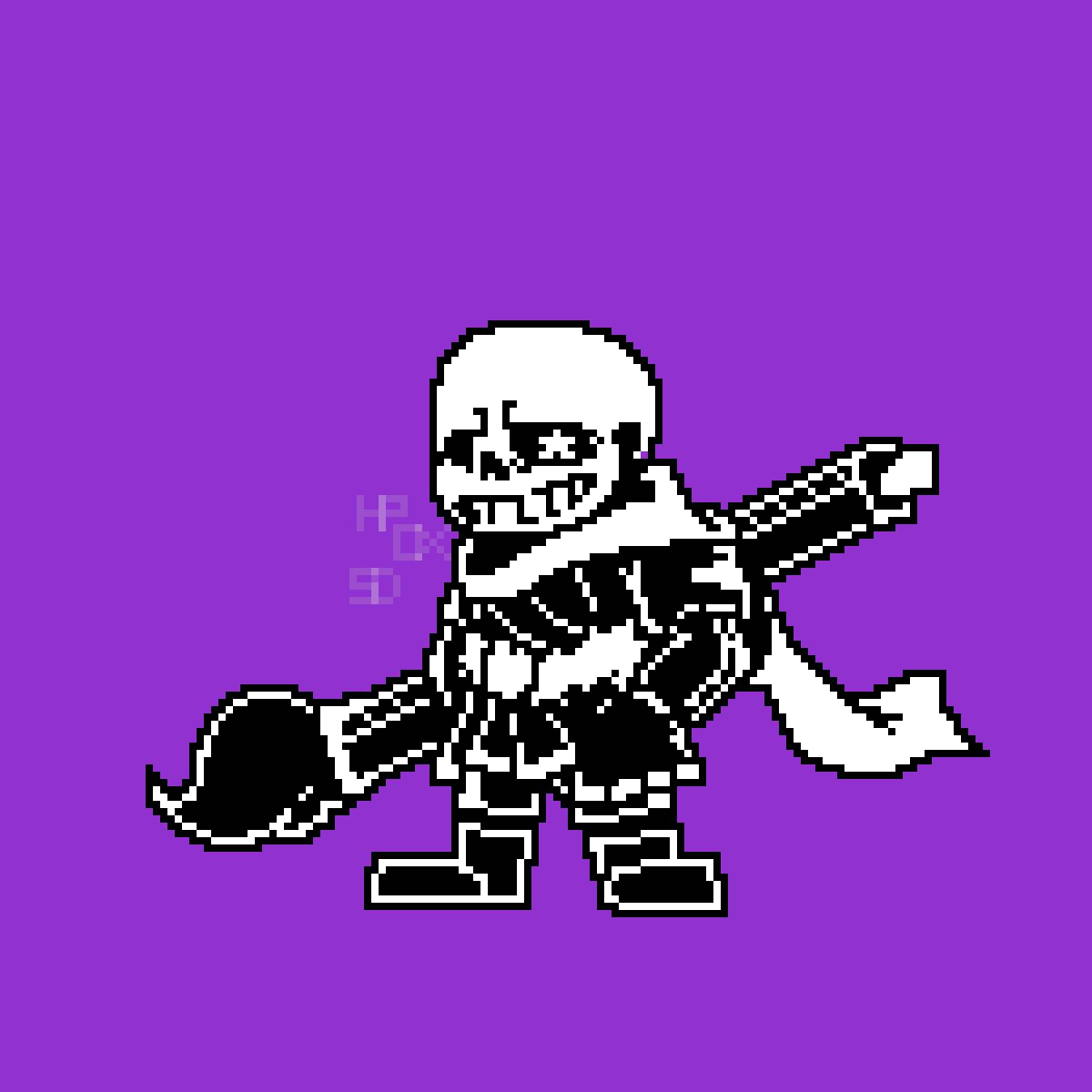 Ink sans pixel art